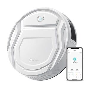 Robot Vacuum Cleaner, Strong Suction, Slim, Low Noise, Auto-Charging, App/Alexa
